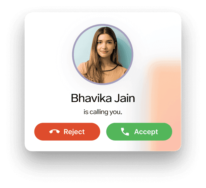 Bhavika Jain is calling you